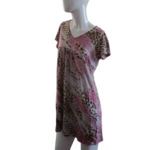 Animal Print Boho Tunic Dress 🐆💖